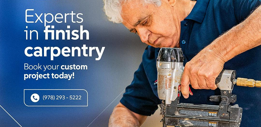 WW Finish Carpentry Banner - Technician doing carpentry work